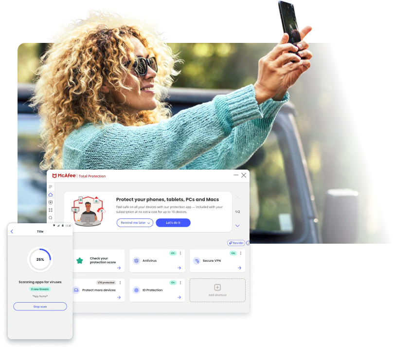 McAfee VPN protects across devices