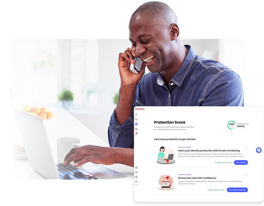 McAfee Antivirus Software makes online protection easy