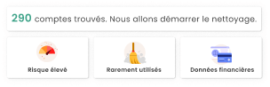 online acount cleanup