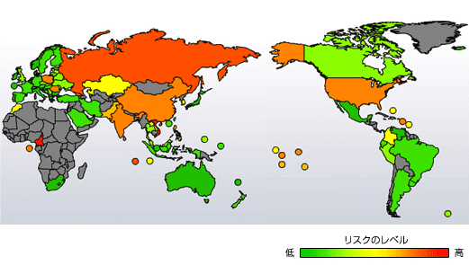 インターネット上で最もリスクの高い国